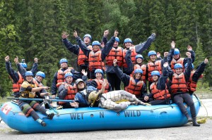 whitewater rafting in golden, bc